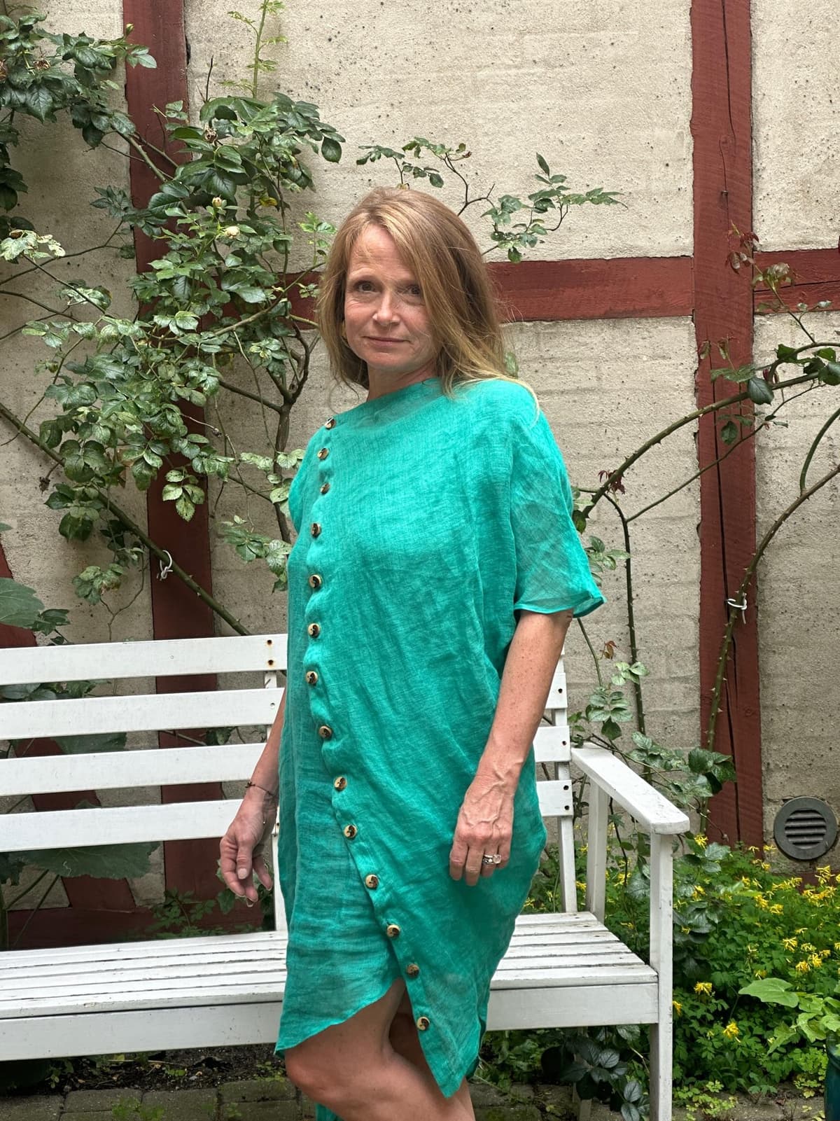 Green Side Dress